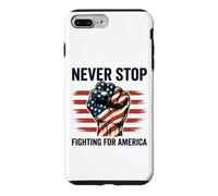 Never Stop Fighting for America Patriotic Heroes Case for iPhone 7 Plus/8 Plus
