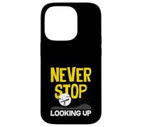 Never Stop Looking Up Astronomy Telescope Space Case for iPhone 14 Pro