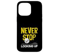 Never Stop Looking Up Astronomy Telescope Space Case for iPhone 14 Pro Max