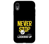 Never Stop Looking Up Astronomy Telescope Space Case for iPhone XR