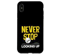 Never Stop Looking Up Astronomy Telescope Space Case for iPhone XS Max