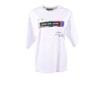 Never Stop Loving T-shirt- female- Dolce & Gabbana- T-Shirts- White- M- Tops M