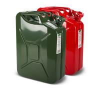 Never Stop Sheet Metal Jerry Can 20L Red Red