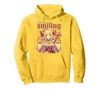 Never Stop Smiling - Cute Anime Girl Character Japanese Art Pullover Hoodie