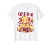 Never Stop Smiling - Cute Anime Girl Character Japanese Art T-Shirt