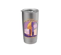 Never Stop Working on Yourself I4 Eyesore Stainless Steel Insulated Tumbler