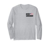 Never Surrender USA Flag Long Sleeve T-Shirt