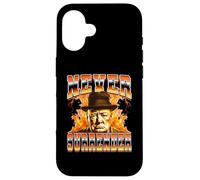 Never Surrender Winston Churchill British 90s Bootleg Style Case for iPhone 16