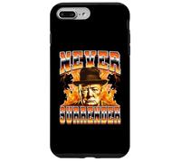 Never Surrender Winston Churchill British 90s Bootleg Style Case for iPhone 7 Plus/8 Plus
