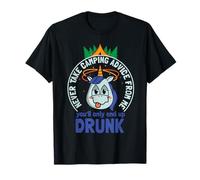 Never Take Camping Advice from Me - Unicorn Camper Camping T-Shirt
