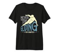 Never Take Gliding for Granted Roller Skating Speed Skating Premium T-Shirt