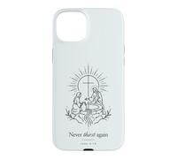 Never Thirst Again John 4:14 Minimal Linework Christian Case for iPhone 15 Plus