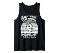 Never Thought I'd Be Wearing A Unicorn Shirt Tank Top