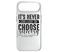 Never Too Late Choose Recovery Drug Alcohol Addiction Case for iPhone Air
