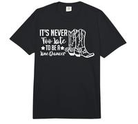 Never Too Late to be a Line Dancer Line Dance Comfort Colors Adult Heavyweight T-Shirt