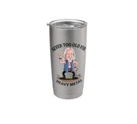 Never Too Old for Senior Rock Stainless Steel Insulated Tumbler