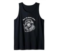 Never Too Old For Techno,EDM Party DJ Monkey with Headphones Tank Top