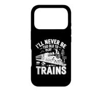 Never Too Old to Play with Trains! Enthusiasts Model Train Case for iPhone 17 Pro