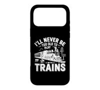 Never Too Old to Play with Trains! Enthusiasts Model Train Case for iPhone 17 Pro Max