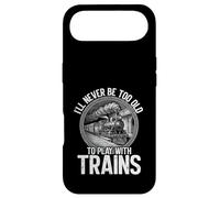 Never Too Old To Play With Trains Model Railroader Case for iPhone Air