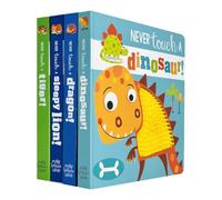 Never Touch a Series 4 Books Collection Set By Rosie Greening (Dinosaur, Dragon, Sleepy Lion & A Tiger)