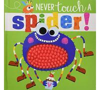 Never Touch A Spider! (Touch and Feel Board Book) (Never Touch Series)
