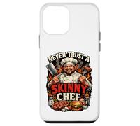 Never Trust a Skinny Chef Funny Dad BBQ Cook Grilling Case for iPhone 12 mini