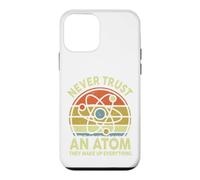 Never Trust an Atom Funny Chemistry Pun Science Teacher Gift Case for iPhone 12 mini
