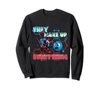 Never Trust an Atom - Funny Science Meme Cartoon Design Sweatshirt