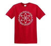 Never Trust an Atom They Make Up Everything Men's T-Shirt Science Gift Funny Top Tee