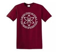 Never Trust an Atom They Make Up Everything Men's T-Shirt Science Gift Funny Top Tee
