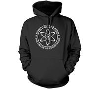 Never Trust an Atom Unisex Hoodie - Black Large