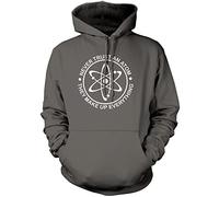 Never Trust an Atom Unisex Hoodie - Grey Large