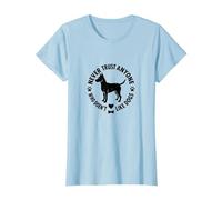 Never Trust Anyone Who Doesn't Like Dogs Pet Love T-Shirt, Women, Baby Blue, XXL