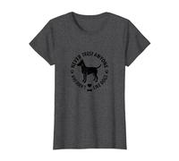 Never Trust Anyone Who Doesn't Like Dogs Pet Love T-Shirt, Women, Dark Heather Grey, XXL
