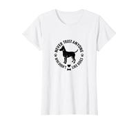 Never Trust Anyone Who Doesn't Like Dogs Pet Love T-Shirt, Women, White, XXL