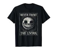 Never Trust The Living, Gothic Horror Smiling Face, Goth T-Shirt