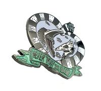 Never Trust The Living Horror Halloween October Spooky Ghost Metal Enamel Pin Badge