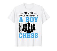 Never Underestimate A Boy Who Loves Chess T-Shirt