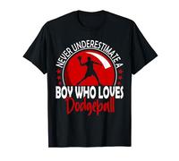 Never Underestimate A Boy Who Loves Dodgeball T-Shirt