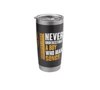 Never Underestimate A Boy Who Makes Songs Composer Song Stainless Steel Insulated Tumbler