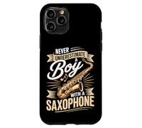 Never Underestimate A Boy With A Saxophone Music Case for iPhone 11 Pro