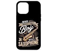 Never Underestimate A Boy With A Saxophone Music Case for iPhone 12 Pro Max