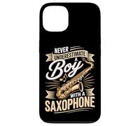 Never Underestimate A Boy With A Saxophone Music Case for iPhone 13