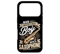Never Underestimate A Boy With A Saxophone Music Case for iPhone 17 Pro