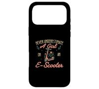 Never Underestimate A Girl On An E-Scooter Cool Ebike Driver Case for iPhone 17 Pro Max