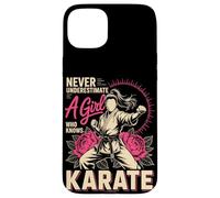 Never Underestimate A Girl Who Knows Karate Case for iPhone 15 Plus