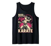 Never Underestimate A Girl Who Knows Karate Tank Top