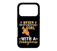 Never Underestimate a Girl with a Hobbyhorse Case for iPhone 17 Pro