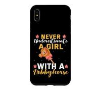 Never Underestimate a Girl with a Hobbyhorse Case for iPhone XS Max